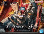  bandai box_art copyright_name fire glowing glowing_eye igarashi_kazuya logo looking_at_viewer mazinger_(series) mazinger_zero_(mecha) mecha no_humans official_art portrait robot science_fiction shin_mazinger_zero solo super_robot yellow_eyes 