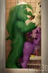  absurd_res coel3d eclipse_(eclipses0da) fan_character female hi_res male male/female sega shower size_difference sonic_the_hedgehog_(series) uva_(coel3d) vaginal 
