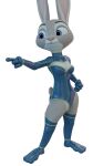  3d_(artwork) anthro clothing comorito digital_media_(artwork) disney female hi_res judy_hopps lagomorph latex latex_clothing latex_outfit leporid mammal rabbit rubber rubber_clothing rubber_suit solo zootopia 