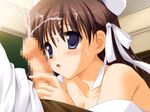  1boy 1girl aozora_no_mieru_oka censored cum game_cg izumi_tsubasu nishimura_haruna penis 