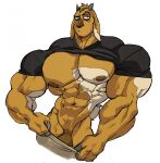  abs anthro biceps big_muscles bottomwear bottomwear_down bovid brown_body brown_fur caprine clothed clothing digby_the_goat_(youtuber) fur genitals goat hair hi_res horn huge_muscles hyper hyper_muscles looking_at_viewer male mammal multicolored_body multicolored_fur muscular muscular_anthro muscular_male nipples pants pants_down partially_clothed pecs penis pulling_pants_down raised_clothing raised_shirt raised_topwear remert shirt solo spots spotted_body spotted_fur topwear two_tone_body two_tone_fur youtuber 