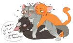  &lt;3 2023 blep domestic_cat english_text felid feline felis feral feral_on_feral feral_penetrated feral_penetrating feral_penetrating_feral firestar_(warriors) freckledcoat fur graystripe_(warriors) green_eyes group hi_res male male/male male_penetrated male_penetrating male_penetrating_male mammal orange_body orange_fur penetration pink_tongue purple_eyes ravenpaw_(warriors) sex text tongue tongue_out trio warriors_(cats) 