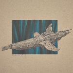  artist_name commentary diepfris english_commentary highres ink_(medium) making-of_available marker_(medium) no_humans original science_fiction spacecraft starfighter traditional_media vehicle_focus 