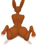  4:5 absurd_res andromorph brown_body butt disney feet_up female genitals hi_res intersex kanga kangaroo legs_up long_ears long_feet macropod mammal marsupial mature_female nude pussy solo tomys winnie_the_pooh_(franchise) 