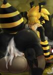  2023 anal anal_juice anal_juice_on_penis anal_penetration antennae_(anatomy) anthro anthro_on_anthro anthro_penetrated anthro_penetrating anthro_penetrating_anthro arthropod balls bee big_balls big_butt big_penis black_body black_hair black_sclera blonde_hair blush blush_lines bodily_fluids breath butt cherimoya_(ner0_kobold) cowgirl_position cum cum_in_ass cum_inside cum_on_balls cum_on_butt cum_on_own_balls cum_on_own_penis cum_on_penis cum_on_self digital_media_(artwork) duo erection eyebrows from_front_position fur genital_fluids genitals gyro_(ner0_kobold) hair hi_res huge_balls huge_penis humanoid_genitalia humanoid_penis hyena hymenopteran insect male male/male male_penetrated male_penetrating male_penetrating_male mammal motion_lines neck_tuft ner0_kobold on_bottom on_top penetration penis rear_view sex shaded signature stinger stinger_(anatomy) striped_hyena tan_body tan_fur thick_thighs tuft vein veiny_penis 