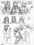  3girls character_request darklucid jpowell multiple_girls spanked spanking thanksgiving what 