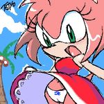  aku_tojyo amy_rose cameltoe green_eyes lowres navel oekaki open_mouth panties sonic_the_hedgehog surprised tojyo underwear upskirt wind_lift 