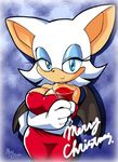  aku_tojyo alcohol cup dress erect_nipples furry glass lowres merry_christmas rouge_the_bat sonic_the_hedgehog tojyo wine wine_glass 