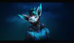  anthro auction beautiful blue canid canine casual character clothing com costume dragon fox furry gender hi_res hnz hoodie icon illustration invalid_tag krakka male mammal paint pose sexual sfw solo topwear 