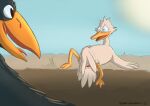  animal_genitalia avian bird cloaca corvid dingo_pictures duo feral genitals hi_res narrator oscine passerine 