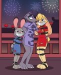  absurd_res activision anthro asian_clothing bdsm belt_bondage bianca_(spyro) bondage bound chinese_clothing chinese_dress clothing crescent_moon disney dress ears_down east_asian_clothing female fireworks gag group hi_res judy_hopps lagomorph leporid lunar_new_year mammal moon narrowed_eyes nivek15 pivoted_ears rabbit spyro_the_dragon tape tape_gag trio zootopia 