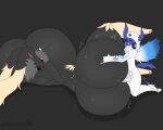  2022 absurd_res anthro anthro_on_anthro anthro_penetrated anthro_penetrating anthro_penetrating_anthro big_breasts big_butt big_penis black_body black_breasts black_fur black_sclera blue_body blue_fur breasts butt choker female female_penetrated fur generation_4_pokemon genitals glacial_(wintrygale) hand_on_butt headphones hi_res huge_breasts huge_butt huge_penis hyper hyper_breasts jewelry lopunny male male/female male_penetrating male_penetrating_female mega_absol mega_evolution necklace nintendo open_mouth penetration penis pokemon pokemon_(species) red_eyes rubi_(stemingbunbun) sex sharp_teeth stemingbunbun teeth tongue vein veiny_penis white_body white_fur wings 