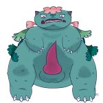  absurd_res feral generation_1_pokemon hi_res intimidation male mega_evolution nintendo pokefancompletionist pokemon pokemon_(species) solo standing_over venusaur 