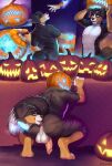  anal anal_masturbation anthro apple-faced athletic athletic_male autorimming backsack balls bernese_mountain_dog black_body black_fur bottomwear canid canine canis clothing crouching domestic_dog floppy_ears food fruit fur genitals hi_res humanoid_genitalia humanoid_penis jack-o&#039;-lantern licking looking_back magic male mammal masturbation molosser mountain_dog nude oral oral_masturbation pants penis plant portal pumpkin pumpkin_head shirtless solo swiss_mountain_dog tarnb thinking_with_portals tongue tongue_out 