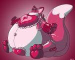  after_transformation animate_inanimate canid canine fox hi_res holidays inflatable mammal mind_alteration pool_toy rubber run_rabbit_bounce toy toyification transformation valentine&#039;s_day 
