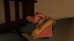  16:9 amy_rose anthro bed bedding blanket eulipotyphlan eyes_closed female fur furniture hedgehog hi_res mammal morning pillow pink_body pink_fur pink_pillow sega silverlion27 sleeping smile solo sonic_the_hedgehog_(series) tan_body tan_skin widescreen 