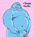  absurd_res big_butt big_penis blue_body blush bobbellyboy bod_(bobbellyboy) butt circumcised fish flaccid genitals grey_eyes hi_res male marine nude overweight overweight_male penis shark solo 