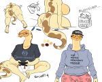  anthro big_breasts big_butt breasts butt clothing female gaming hi_res hoodie playing_videogame python reptile scalie skwmt4 snake solo thick_thighs topwear wide_hips 