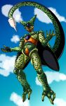  absurd_res alien arthropod carapace cell_(dragon_ball) chitten claws dragon_ball dragon_ball_z gem genetically_modified hand_feet hi_res long_tail male prehensile_tail solo tail tanithjackal wings 