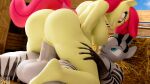  16:9 2023 3d_(artwork) anthro apple_bloom_(mlp) balls big_breasts big_butt bodily_fluids breasts butt canon_x_oc cum digital_media_(artwork) duo equid equine fan_character female female_penetrated friendship_is_magic genital_fluids genitals hasbro hi_res huge_breasts huge_butt male male/female male_penetrating male_penetrating_female mammal my_little_pony nipples nude penetration penis pussy sex smile symm vaginal widescreen zebra 