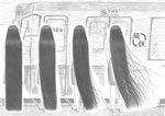  grey_scale long_hair teen teenage very_long_hair 