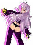  ass belt m.u.g.e.n mugen_(game) sula sula_crystal white_hair 