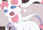  &lt;3 2022 ambiguous_gender blue_eyes blush blush_lines c62r8myfyiuhf5d cute_fangs digital_media_(artwork) eeveelution feral fur generation_6_pokemon hi_res kemono looking_at_viewer nintendo open_mouth pink_body pink_fur pokemon pokemon_(species) solo sylveon tongue white_body white_fur 