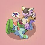  absurd_res accidentally_gay animal_genitalia argon_vile bodily_fluids clothing cum eyewear freckles generation_1_pokemon generation_3_pokemon genital_fluids genital_slit genitals glasses hi_res hoodie kangaskhan lombre male male/male mega_evolution mega_kangaskhan nintendo penetration penis_in_slit pokemon pokemon_(species) precum slit slit_penetration slit_play topwear 