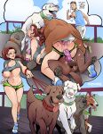  airpods all_three_filled anal anal_penetration animal_genitalia animal_penis balls bestiality big_breasts bite biting_lip bottomwear bottomwear_down breasts brown_body brown_eyes brown_hair canid canine canine_genitalia canine_penis canis caught censored clothed clothing collar daydream deep_throat dialogue dog_walking domestic_dog earbuds exhibitionism face_fucking female female_on_feral female_penetrated feral feral_penetrating feral_penetrating_female feral_penetrating_human fivesome gangbang genitals green_eyes group group_sex hair headphones hi_res hotpants human human_on_feral human_penetrated interspecies irrumatio jogging leash male male/female male_penetrating male_penetrating_female mammal midriff mrpenning navel neck_bulge nipple_slip oral oral_penetration pants pants_down partially_clothed penetration penile penile_penetration penis penis_in_ass penis_in_mouth penis_in_pussy ponytail public public_sex sandwich_position sex shirt shorts shorts_down spiked_collar spikes tan_body tan_skin tank_top tongue tongue_out topwear vaginal vaginal_penetration white_body 