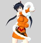  3d black_hair detached_sleeves elbow_gloves final_fantasy final_fantasy_unlimited gloves hair_ribbon lisa_pacifist nahopa ribbon 