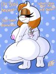  anthro big_breasts big_butt bomba_world12 bovid breasts butt caprine crouching fan_character female fluffy fluffy_tail fur fusion goat hi_res horn lagomorph leporid looking_back mammal mature_female motion_lines nipples pink_nipples potara_earrings rabbit rear_view red_eyes sega side_view solo sonic_the_hedgehog_(series) squatting_position tail tail_motion tailwag teasing toriel torilla undertale undertale_(series) vanilla_the_rabbit white_body white_fur 