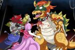  bowser death highres mario mario_(series) murder non-web_source princess_peach revenge sword weapon 