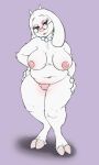  absurd_res anthro areola arm_tuft bead_necklace beads bedroom_eyes belly big_areola big_breasts big_butt big_ears big_nipples biped bovid breasts butt caprine chest_tuft claws clitoris cloven_hooves digital_drawing_(artwork) digital_media_(artwork) elbow_tuft emenius erect_nipples eyebrows eyelashes eyeshadow eyewear eyewear_only female finger_claws fur genitals glasses glasses_only goat green_eyes grey_background half-closed_eyes hand_on_butt hand_on_hip hi_res holding_butt holding_hips hooves horn inviting jewelry jewelry_only lips long_ears long_eyelashes looking_at_viewer makeup mammal narrowed_eyes neck_tuft necklace necklace_only nipples nude nude_anthro nude_female open_mouth open_smile paws pink_areola pink_clitoris pink_lips pink_nipples pink_nose pink_pussy pinup pose presenting presenting_breasts presenting_pussy purple_background purple_eyeshadow pussy raised_eyebrows round_glasses sagging_breasts seductive shaved_pussy simple_background smile smiling_at_viewer solo standing thick_thighs tongue tuft unguligrade unguligrade_anthro unguligrade_legs white_arms white_belly white_body white_chest white_chest_tuft white_ears white_face white_fingers white_fur white_hands white_head white_hooves white_horn white_jewelry white_legs white_neck white_neck_tuft white_necklace wide_hips 