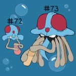  2023 ambiguous_gender bubble digital_media_(artwork) erection feral generation_1_pokemon hi_res male nintendo number pokemon pokemon_(species) secretsableye sex simple_background tentacle_sex tentaclejob tentacles tentacool tentacruel text 