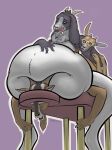  absurd_res belly bovid caprine devin_(shoes) eyewear glasses goat hi_res licking licking_lips mammal massage massage_table shoes_(artist) tongue tongue_out vore 