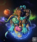  arcarun balls breaking butt deity destruction drcrispybacon earth female genitals giants gods grow growing growth gussey hi_res macro male marik muscular noblewolfa nsfw penis planet space transformation 