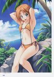  bikini orihara_natsumi swimsuits takeya_masami te_to_te_try_on! undressing 