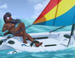  2023 annie_(brian_mcpherson) anthro beaver boat breasts brian_mcpherson casual_nudity female genitals mammal nipples pussy rodent sailing_boat sailing_watercraft solo vehicle watercraft 