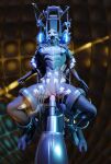  3d_(artwork) alien anal anal_penetration anthro bdsm bondage bound digital_media_(artwork) electricity electrode electrostimulation female fucking_machine genitals hi_res looking_pleasured machine machine_bondage mandibles mass_effect not_furry novina_dexilicus nude penetrable_sex_toy penetration ralic_turman sex_toy simple_background solo submissive turian vaginal vaginal_penetration 