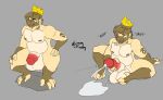  anthro ape balls big_balls big_muscles big_penis bodily_fluids breath cum cum_pooling digit_ring feet_on_balls floating_crown foot_on_balls genital_fluids genitals gorilla haplorhine hi_res hyper jewelry lune_(luneytuney) luneytuney male mammal masturbation musclegut muscular panting penis prehensile_feet primate ring solo toe_ring transformation_by_item 