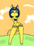  3:4 absurd_res animal_crossing ankha_(animal_crossing) anthro female hi_res humanoid ifunny nintendo rlgh solo 