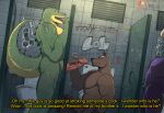  2023 2d_animation accidental_incest animated anthro anthro_on_anthro bathroom bna_v5 brother brothers brown_body brown_fur canid canine canis crocodile crocodilian crocodylid dialogue duo_focus english_text engrish erection faceless_character fur genitals glory_hole graffiti green_body group handjob humanoid_genitalia humanoid_penis incest_(lore) jackal league_of_legends male male/male mammal muscular muscular_anthro muscular_male nasus_(lol) nude penile penis public_restroom renekton reptile riot_games scalie sex short_playtime sibling text toilet trio 