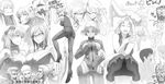  5girls akagi_ritsuko ayanami_rei black_legwear breasts cleavage eva_01 from_below fuyutsuki_kouzou glasses greyscale highres ibuki_maya ikari_gendou ikari_shinji kurohachi large_breasts legs makinami_mari_illustrious mole mole_under_eye monochrome multiple_boys multiple_girls muscle neon_genesis_evangelion panties panties_under_pantyhose pantyhose pantyshot pantyshot_(squatting) pantyshot_(standing) plugsuit rebuild_of_evangelion shikinami_asuka_langley souryuu_asuka_langley squatting standing sweat translation_request underwear upskirt 