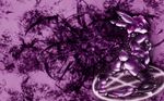  1680x1050 ass bunny_ears bunny_tail demon feet furry kneeling nipple_chains piercing purple wallpaper 