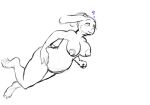  animated anthro barefoot big_breasts boss_monster bovid breasts byondrage caprine chubby_female covering covering_breasts covering_crotch covering_self curvy_figure feet female goat mammal mature_female monochrome mother nipples nude parent skinny_dipping solo swimming thick_thighs toriel undertale undertale_(series) underwater voluptuous water 