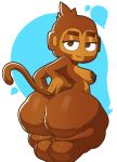  anthro areola bedroom_eyes big_breasts big_butt bloons_tower_defense breasts brown_areola brown_body brown_eyes brown_nipples butt chipchell dart_monkey female haplorhine hi_res huge_butt huge_hips huge_thighs looking_at_viewer looking_back mammal monkey narrowed_eyes ninja_kiwi nipples nude primate seductive side_boob smile solo thick_thighs wide_hips 