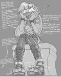  2023 4_fingers 4_toes activision anthro bdsm bianca_(spyro) bodily_fluids bondage bound breasts buckteeth caroo clothed clothing crying_laughing dialogue digital_media_(artwork) english_text eyebrow_through_hair eyebrows feet female fingers fully_clothed greyscale hair hand_on_face hi_res holding_wand lagomorph latin_text laugh leporid lock long_ears magic magic_user magic_wand mammal monochrome motion_lines padlock plant rabbit saliva saliva_on_tongue saliva_string sitting solo spyro_the_dragon tears teeth teeth_showing text tickle_fetish tickle_torture tickling tickling_feet tickling_machine toes translucent translucent_hair vines 