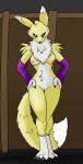  absurd_res anthro arcatech bandai_namco canid canine digimon digimon_(species) female fox hi_res mammal nude renamon solo tagme 