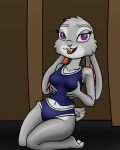  anthro arcatech clothed clothing disney female hi_res judy_hopps lagomorph leporid mammal nude rabbit solo zootopia 