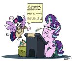  bobthedalek clippit desk dialogue english_text equid equine friendship_is_magic furniture hasbro hi_res horn loose_feather mammal microsoft microsoft_office my_little_pony paper_clip quill sitting starlight_glimmer_(mlp) stool table text twilight_sparkle_(mlp) unicorn winged_unicorn wings 